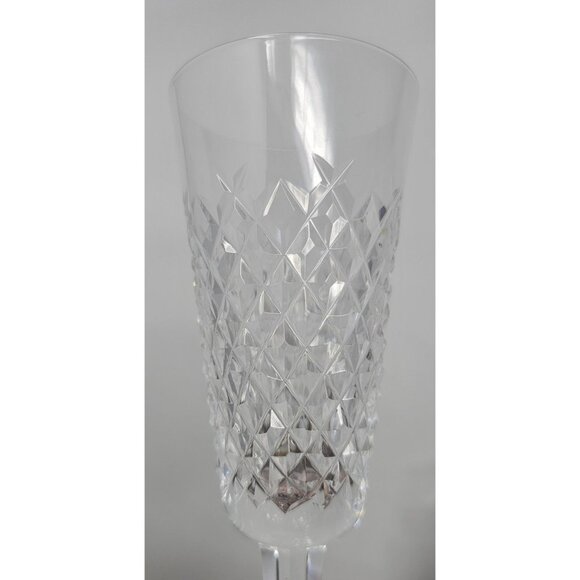Waterford Crystal Alana Champagne Flutes 7 3/8" Set of 2 Wedding Toasting Glass - Picture 2 of 16
